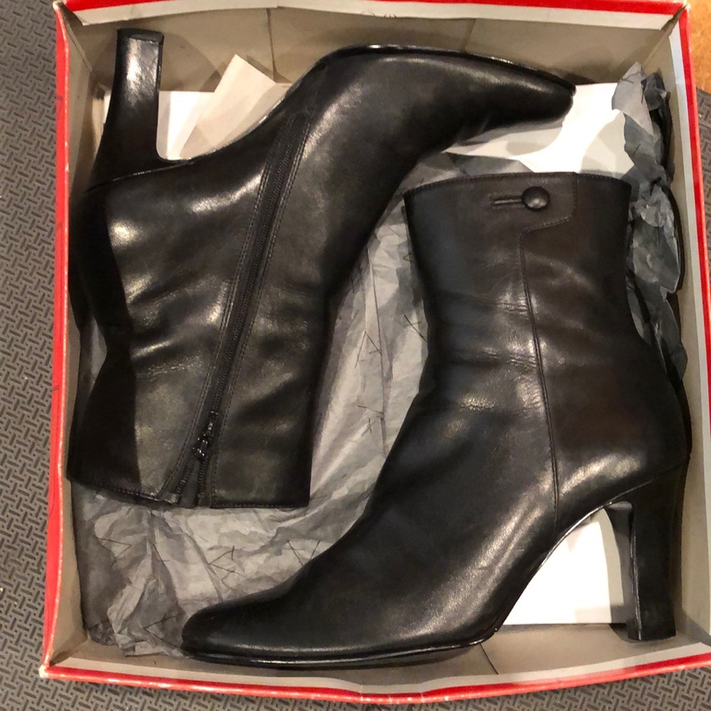 Black Booties by Aerosoles